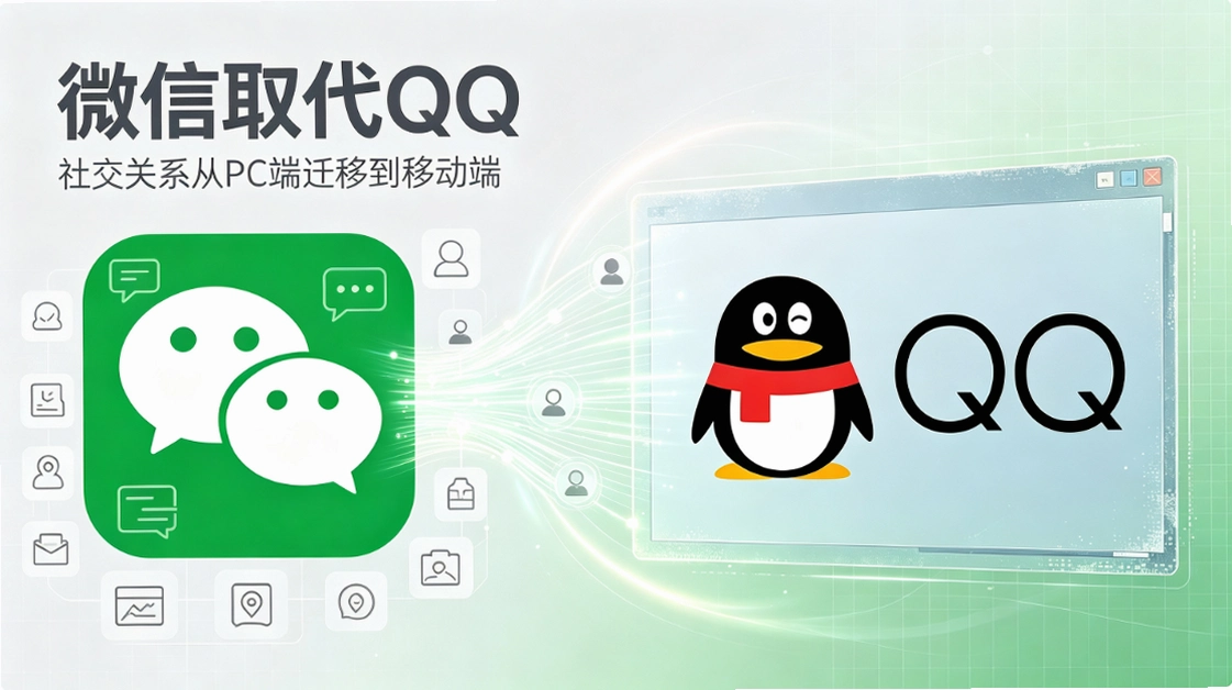 Ϊʲô90���ڸ�̾����֪������΢���Ѿ�����ȡ����QQ