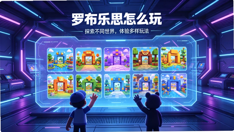 罗布乐思怎么玩?新手入门从0到1搭建自己的虚拟世界 罗布乐思怎么玩?新手入门从0到1搭建自己的虚拟世界