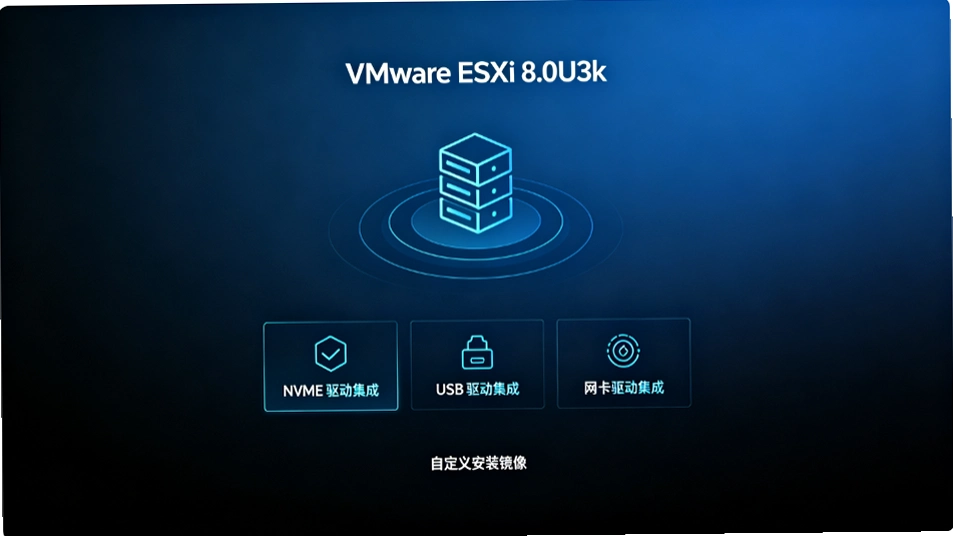 ESXi 8.0 U3 k����NVMe/USB/������������������Ѽ�Ӳ