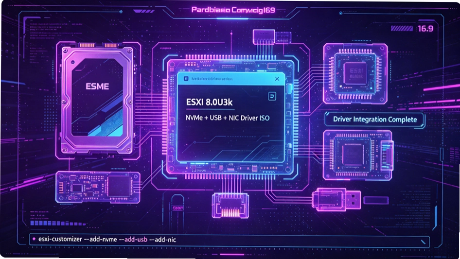 ESXi 8.0 U3 k��������װ���Զ���ISO����������������