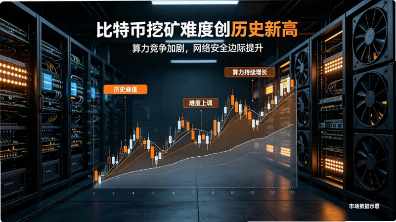 比特币挖矿难度创历史新高!减半后算力不降反升背后真相 比特币挖矿难度创历史新高!减半后算力不降反升背后真相