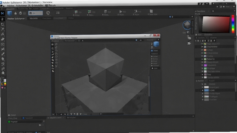 Adobe Substance 3D Modeler �������Ԥ��ͼ