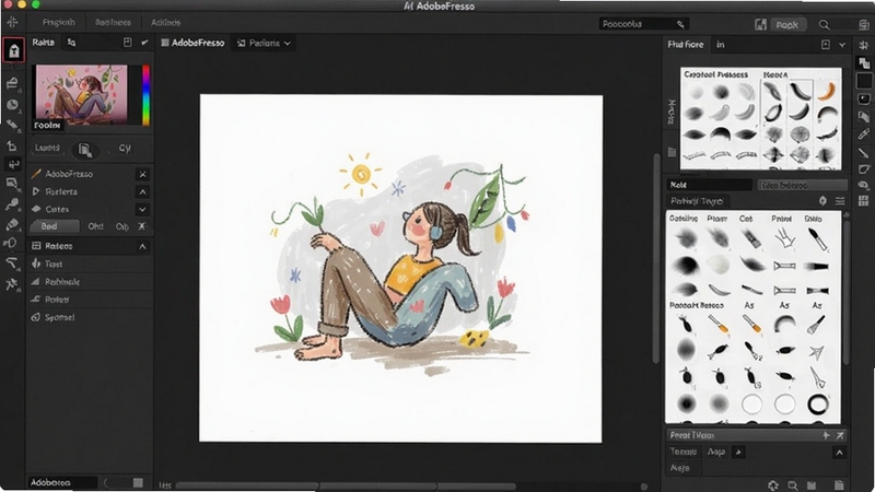 AdobeFresco���沼���뻭�ʹ������չʾ