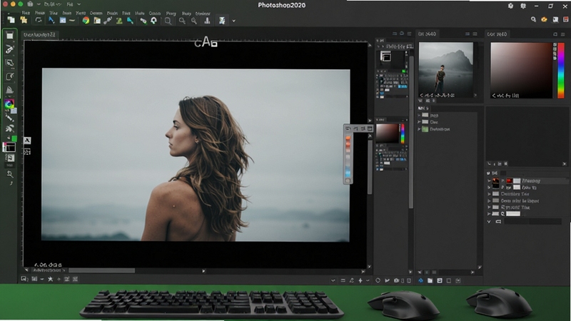 Photoshop2022��ɫ�������ͼ����̨