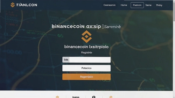 binancecoin�������ٷ���ע��ҳ���ͼ