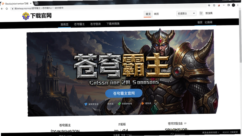苍穹霸主游戏pc版下载官网页面预览图