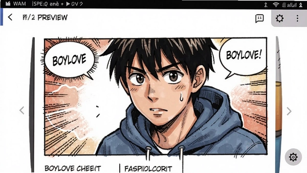 boylove漫画阅读界面预览图