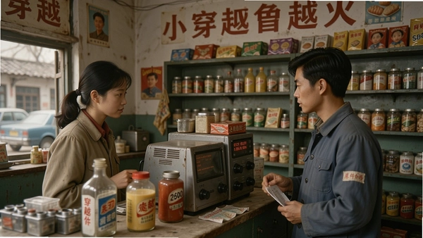 穿越80年代小卖部经营画面