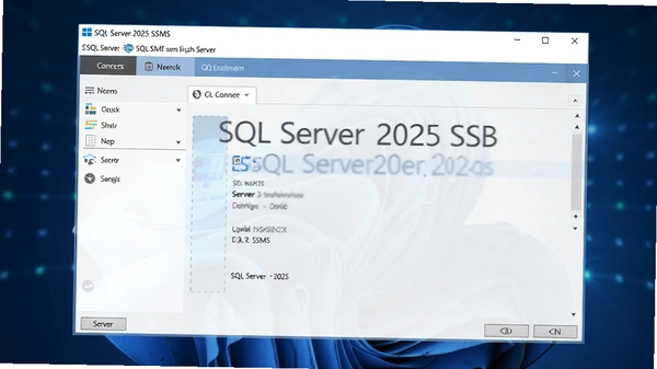 SQL Server 2025 SSMS连接服务器界面