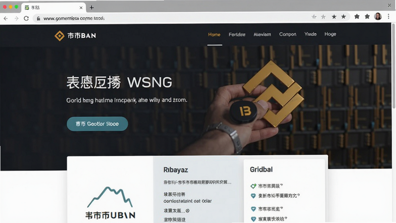 币安官网首页界面预览图