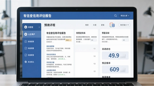 有信查信用评估报告界面预览图