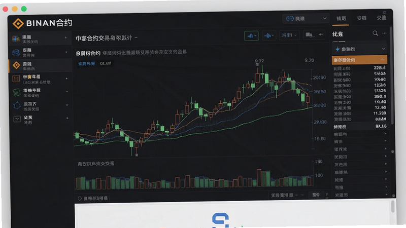 币安合约交易界面预览图