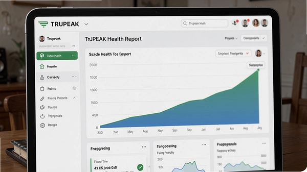 TRUPEAK健康评测报告趋势界面预览图
