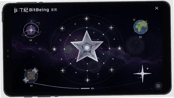比特纪BitBeing记忆星图界面