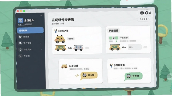 乐玩组件安装步骤界面预览图