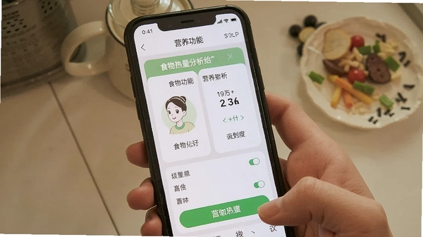 ����ʶ��Ӫ�����ܽ��棬չʾʳ�������������