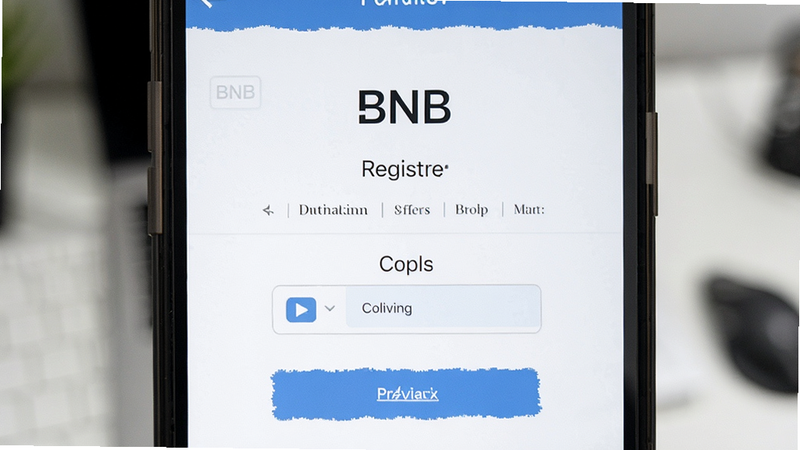 BNB注册手机界面操作预览图