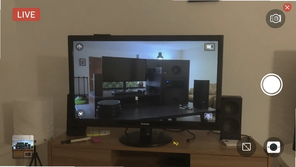 live实况相机拍摄界面预览图