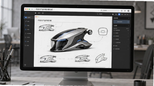 一号设计产品外观方案生成界面