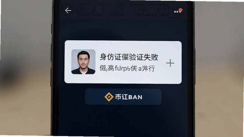 币安身份证验证失败错误提示截图