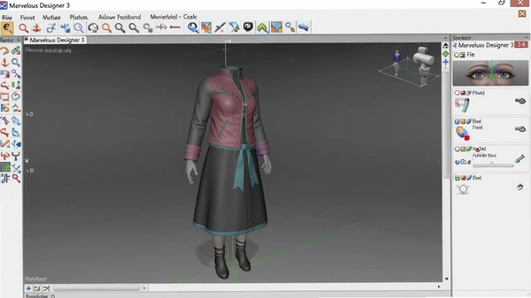 Marvelous Designer 3�ƽ�� 3D��װ�����������Ԥ��ͼ