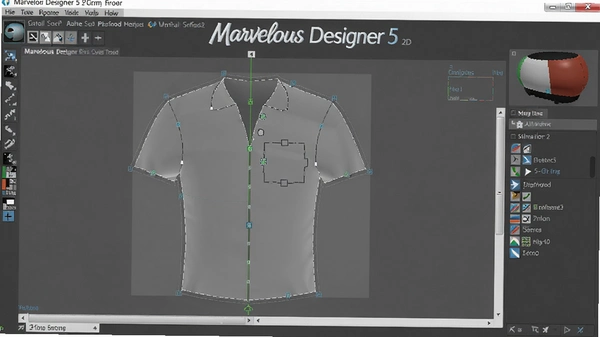 Marvelous Designer 5 2D��Ƭ�༭����