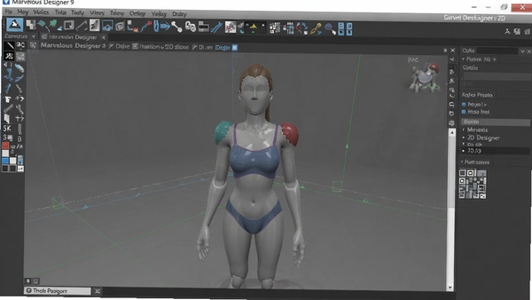 Marvelous Designer 9 2D��Ƭ���ƽ���