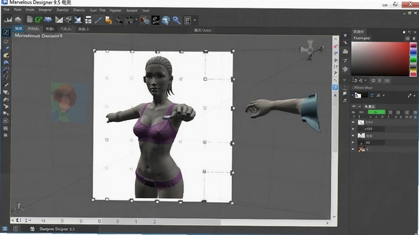 Marvelous Designer 9.5���İ汾 ��ͼ���� ��������