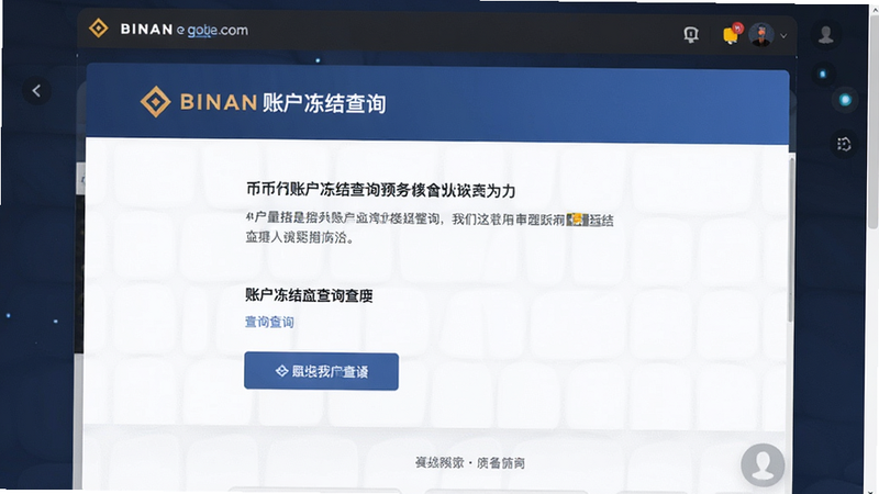 币安账户冻结查询页面预览图