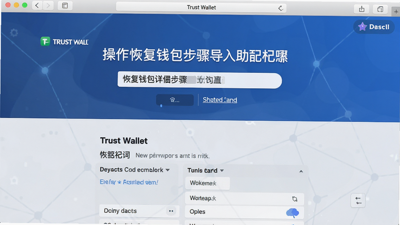 Trust Wallet�������Ǵʲ�������|�ָ�Ǯ����ϸ����Ԥ��ͼ