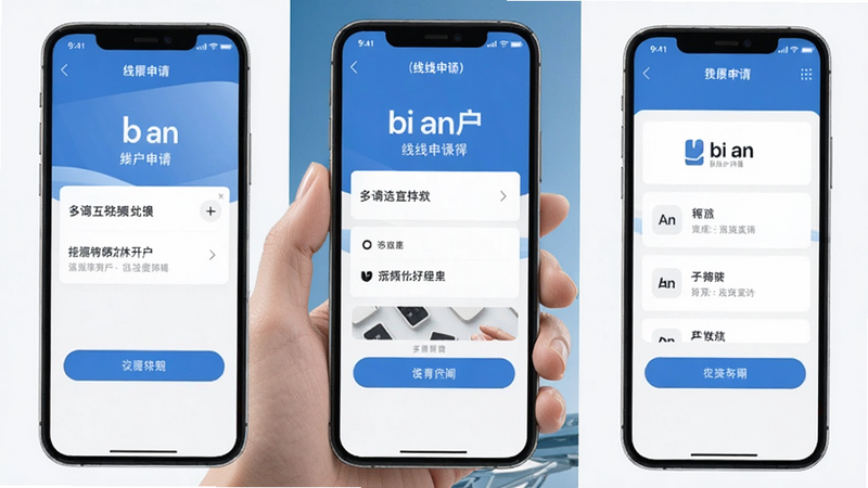 bi an开户线上申请手机操作界面