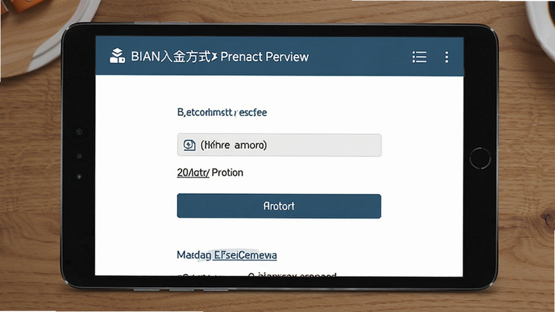 BIAN入金方式选择界面预览图
