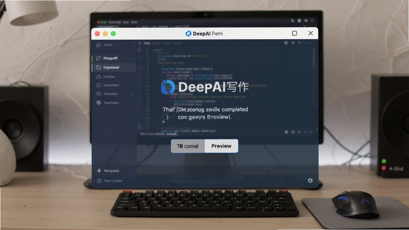 DeepAI写作安装完成界面预览图