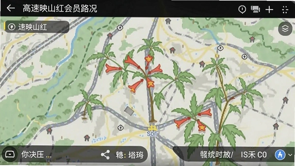 高速映山红会员路况界面截图