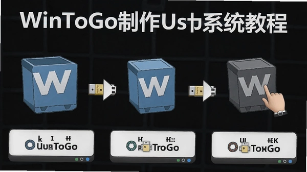 WinToGo制作U盘系统教程步骤图解