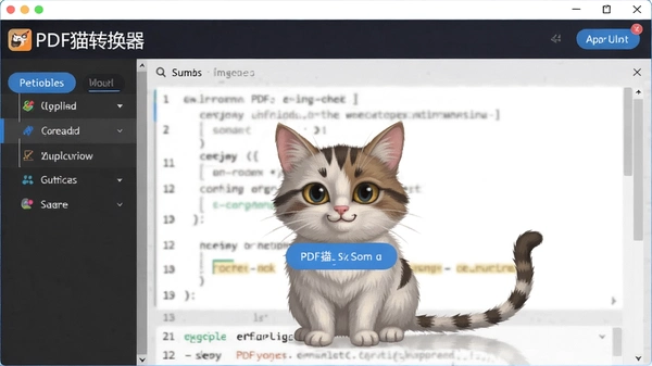PDF猫转换器界面预览图