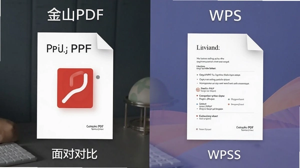 金山PDF和WPS区别界面对比