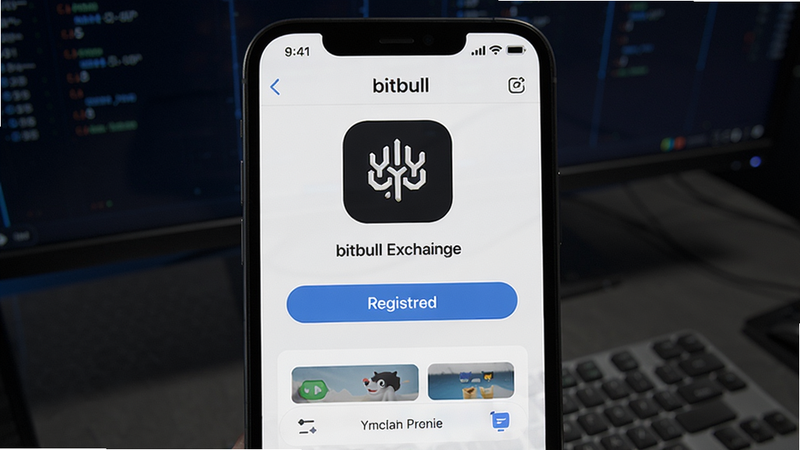 bitbull交易所App注册界面预览图