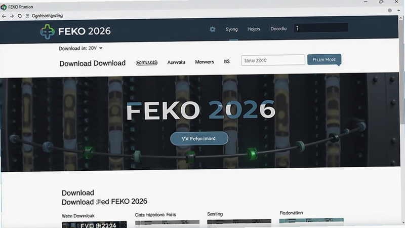 FEKO 2026下载页面预览图