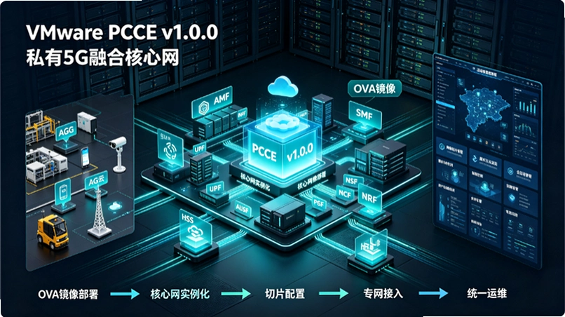 VMware PCCE v1.0.0私有5G融合核心网部署:从架构到实战的完整指南 VMware PCCE v1.0.0私有5G融合核心网部署:从架构到实战的完整指南