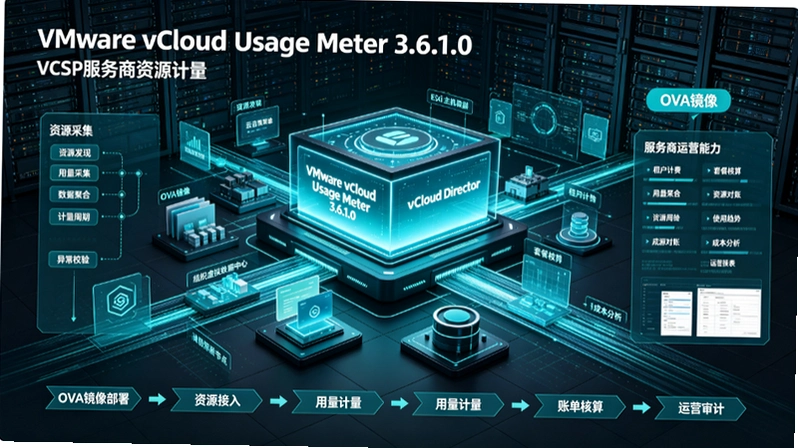 VMware vCloud Usage Meter 3.6.1.0ʵս��VCSP���⻧��Դ������Ʒ�ָ��