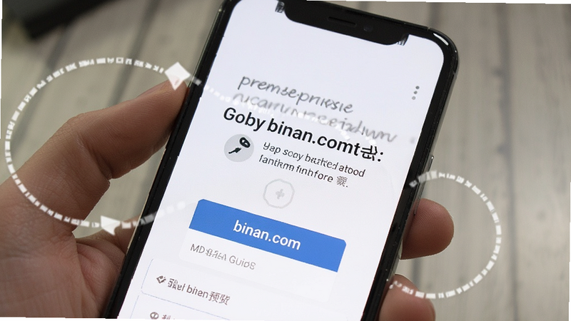 手机屏幕上的binan.com引导页跳转首页操作预览图