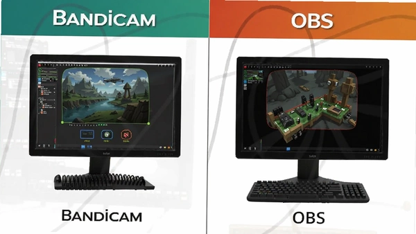 Bandicam��OBS����Ա�ͼ
