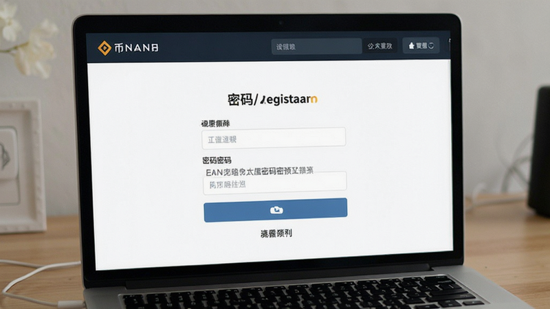 币安注册页面填写邮箱密码预览图