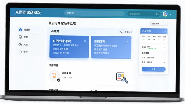 京西到家商家版售后订单处理页面