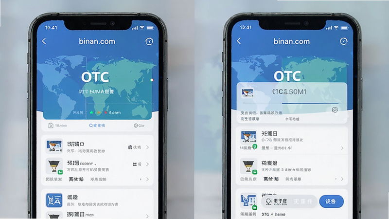binan.com OTC手机App界面预览图