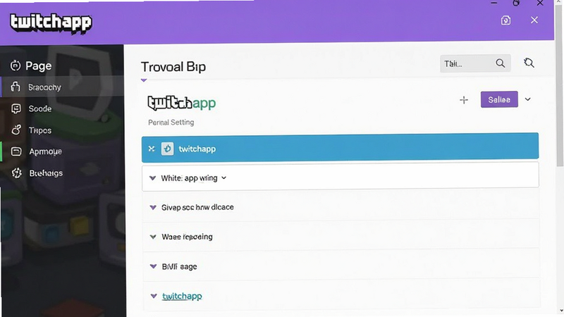 twitchapp��������ҳ��ѡ��λ�ý�ͼ
