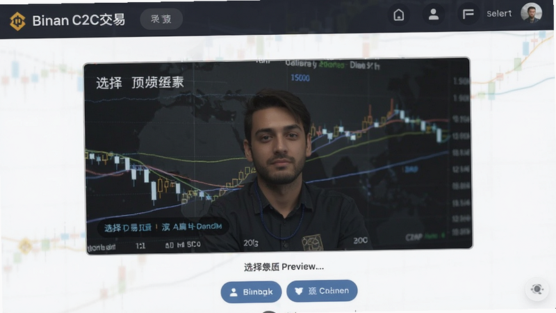 币安C2C交易界面选择卖家预览图