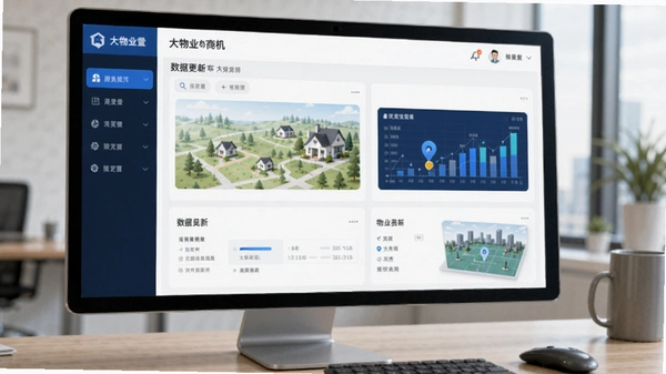 大物业商机 数据更新界面
