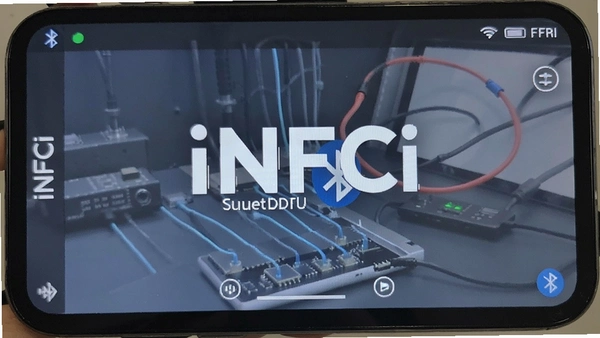 iNFCi蓝牙DFU升级过程界面